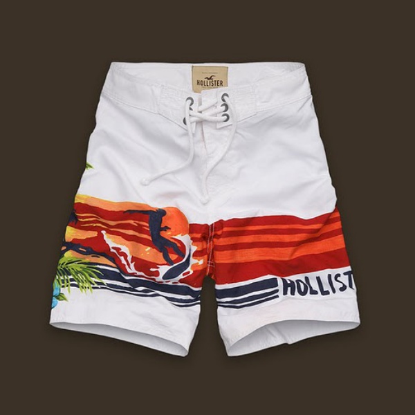 Hollister Hombres Nado Playa Cortos HCO3649